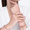 Pandora Fate Wheel Mobius Ring 14K Rose Gold Women ring 180892CZ