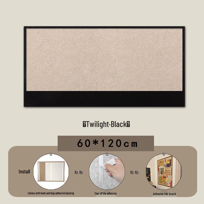 Self-Adhesive Felt Wall Sticker for Photos and Messages