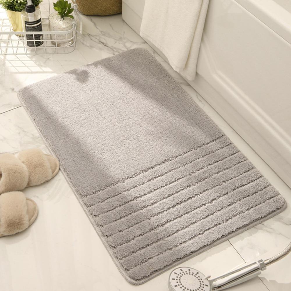 Sponge Bathroom Cashmere Thickening Mat Bath Non-slip Carpets In Wash Basin Bathtub  Floor Rug Shower Room Doormat Memory Foam 3D Pad