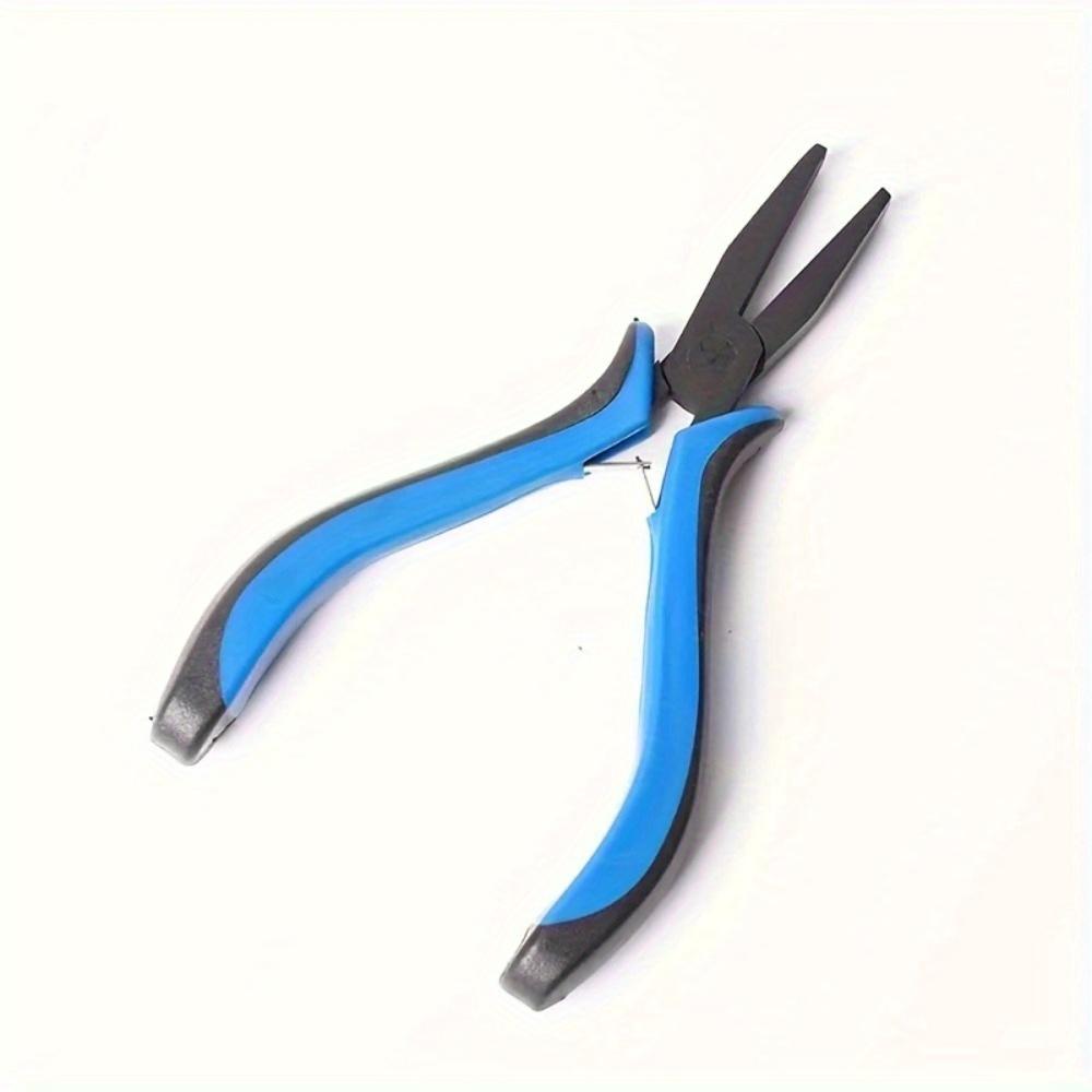 1PC Flat Pliers DIY Hand Tie Hook Pliers Jewelry Cable Pliers Cable Pliers Dip Plastic Handle Tool Pliers