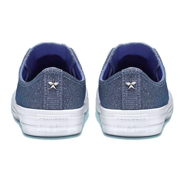 Converse Chuck Taylor All Star Starware Low Top Casual Comfortable Low-Top Canvas Shoes Women sneaker Blue 564916C