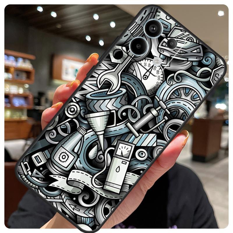 

Automobile Spare Parts Car Engine Case For Xiaomi Redmi Note 13 12 9 10 11 14 15 Pro Plus Cover For Redmi 14C 10C 12C 13C 15 C Redmi 15 5G