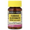 Mason Natural Ferrous Gluconate Green Tablets 100 Tablets 2 pcs