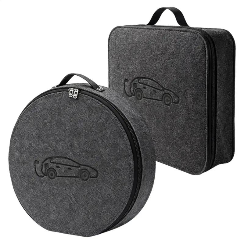 

Ev Charger Carrying Case Weatherproof Electric Vehicle Charging Cord Organizer Electric Vehicle Charging Cable Organizer Bag round