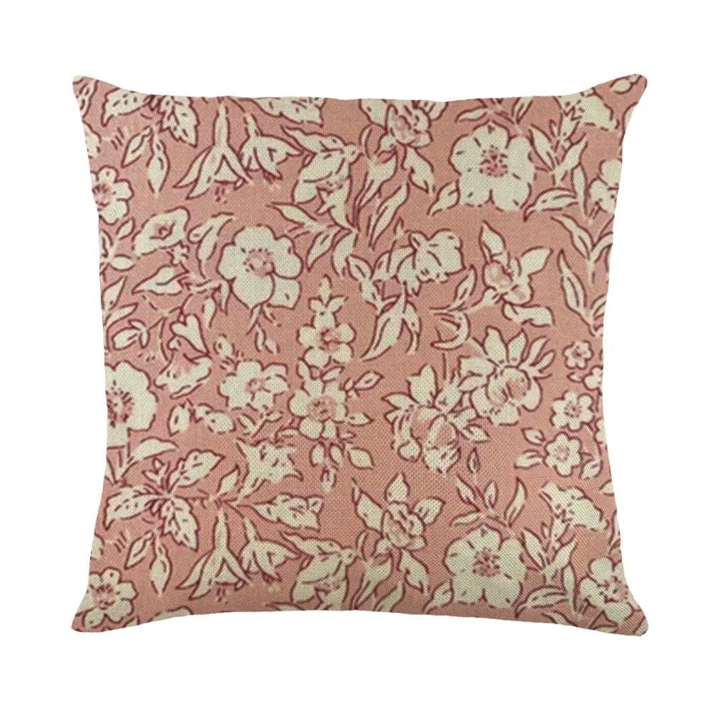 Plant Stamens Throw Pillow Covers With Digital Printing Of Short Plush Fabric Car-Shaped Sofa Cushion For Office Home Decor