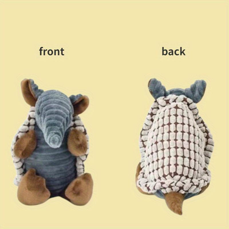 1pc Pet Pangolin Design Vocal Bite Durable Chew and Teeth Grinding Teeth Cleaning for Dogs and Cats Squeaky Plush Toy