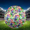 Dandy's World Print Size 5 Soccer Ball, PU Wear Resistant Football for Match Training and Daily Practice, Birthday Gift for Soccer Fans
