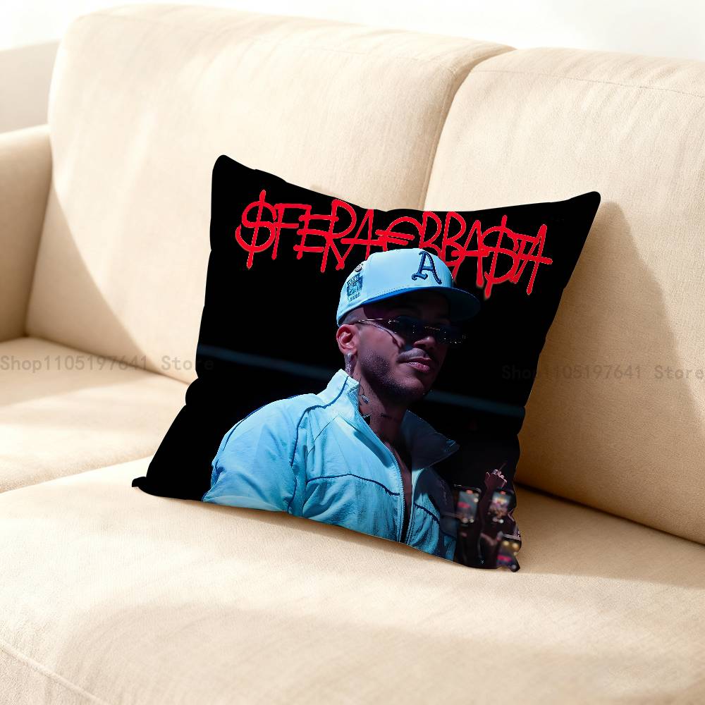 S-Sfera Ebbasta SFE Pillow Case Cushion Cover Home Decor Birthday Gift Pillowcover