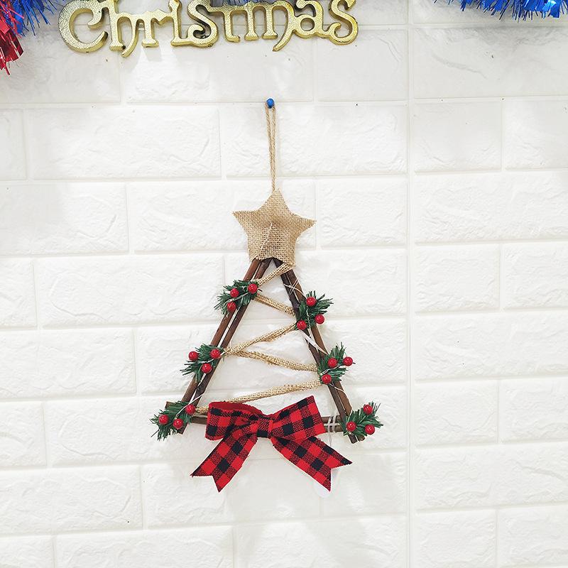 Couronne de Noël à LED: Ornement de Décoration d'Intérieur pour Mur ou Porte