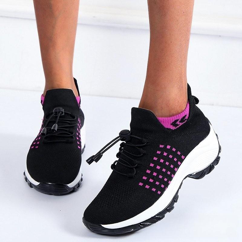 

New Large Size High Elastic Mesh Rubber Socks, Shoes, Outdoor Tourism, Leisure Sports Shoes for Women