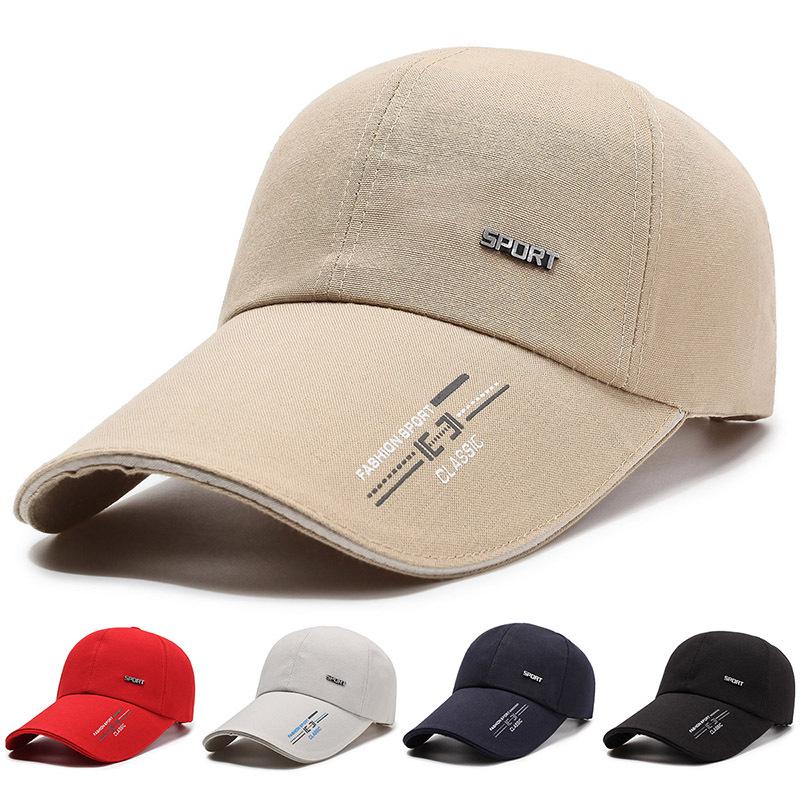 Men's Summer Duckbill Sun Protection Baseball Cap for Fishing