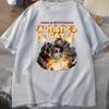 Skeleton Explosion Men TShirt Autistic Gay Unhinged Skeleton Autism Meme T-Shirt Cotton Short Sleeve Graphic Tees