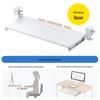 SANWA SUPPLY Under Desk Clamp-on Keyboard & Mouse Tray