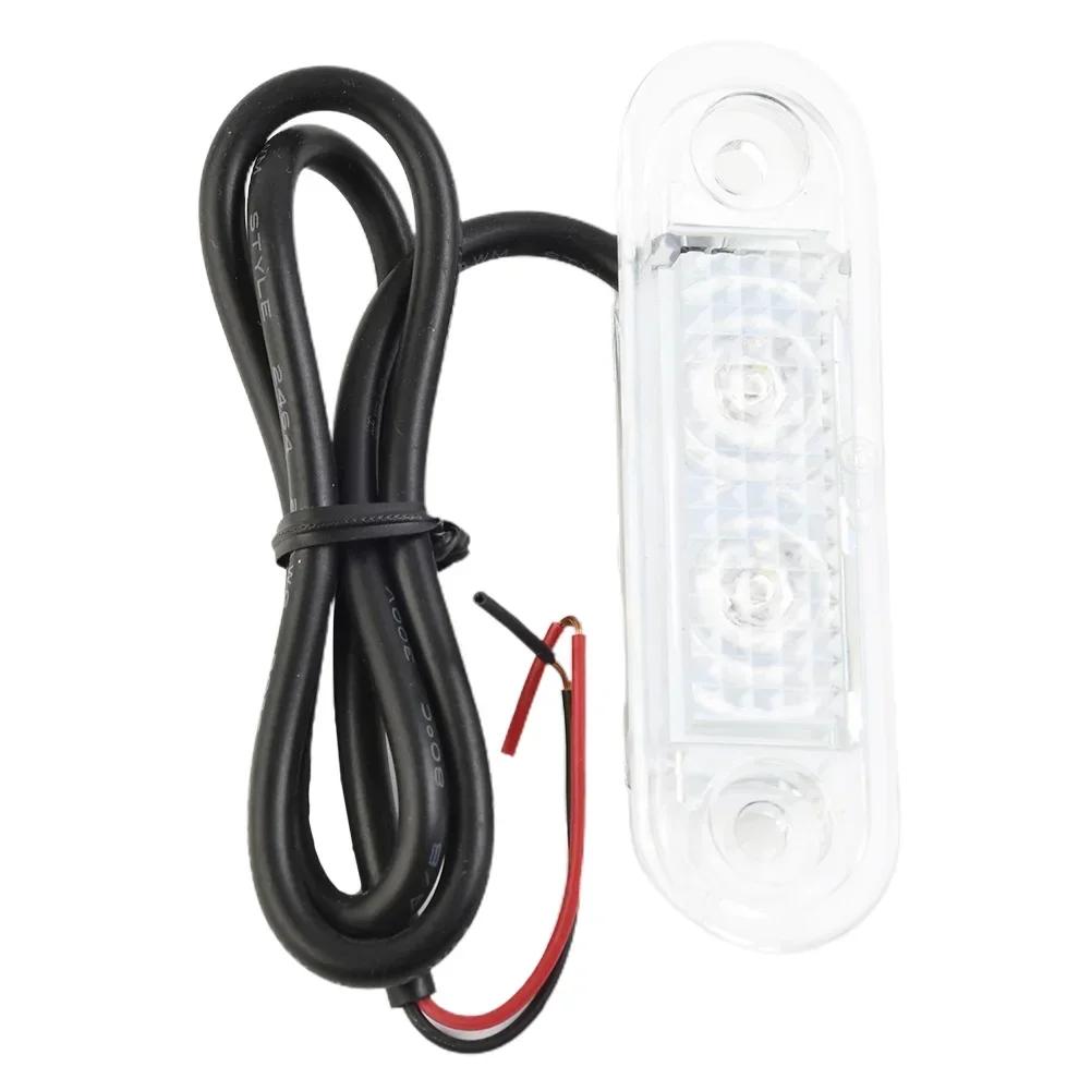 12V/24V LED Side Marker Light Waterproof Clearance Rear Tail Brake Indicator Turn Signal Lamps Truck Trailer Lights