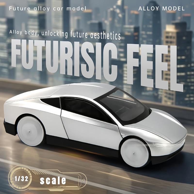 1:32 Cool futuristic alloy model car, cool sound and light, exquisite desktop ornaments, Christmas/birthday gifts