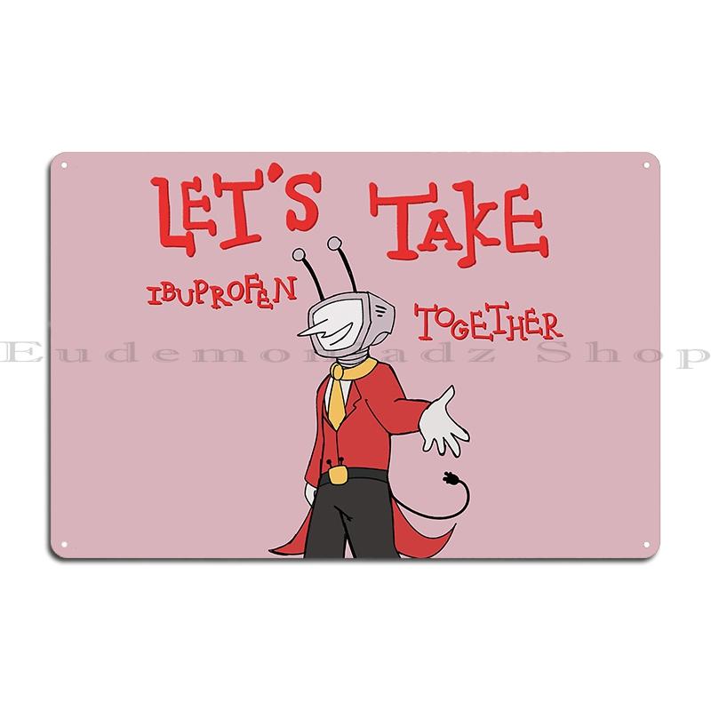 

Deltarune Тенна Металлическая табличка с печатью Гаражная декорация Клуб Бар Бар Ретро Мистер Тенна Жестяная табличка Постер 20x30cm（7.8x11.8inch）