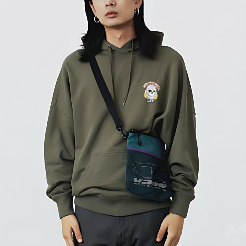 Vans Polyester Umhängetasche, Crossbody-Tasche Regular Unisex Grün Vans VN0A4US5GOS