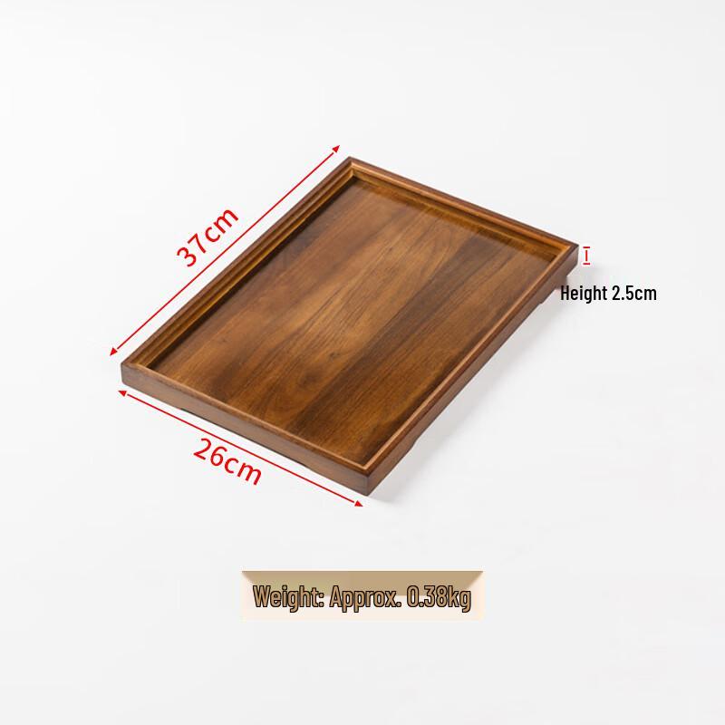 New Chinese Style Wooden Rectangular Tea Tray
