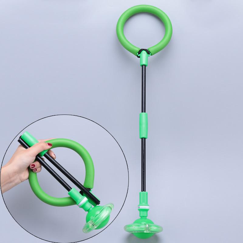 1Pcs Children Flashing Jump Ring Sports Bouncing Ball Foldable Flashing Bouncing Ball Suitable For Children Or Adults Skill Game