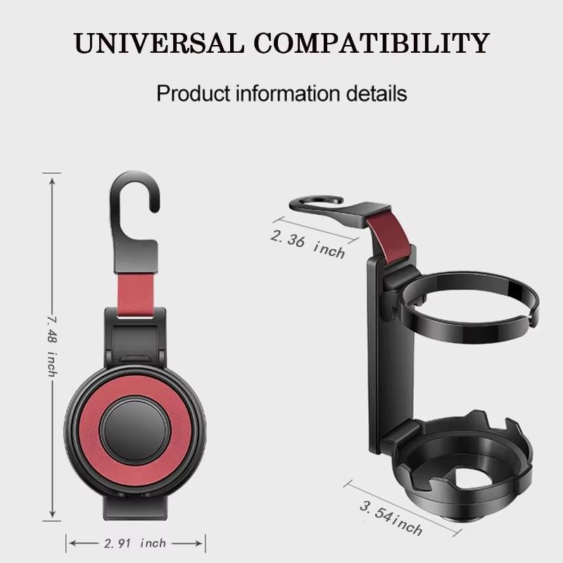 3 In 1 Car Seat Headrest Hook Car Multifunctional Water Cup Holder Auto Back Seat Organizer Hanger Handbag Car Accessories