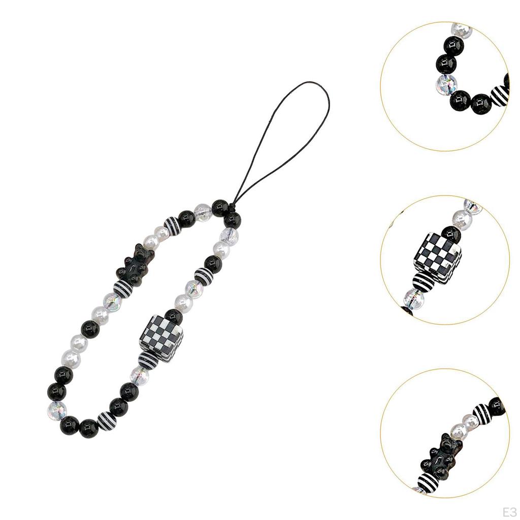 Mobile Phone Charm Lanyard Strap Cute Keychain Decoration Wrist