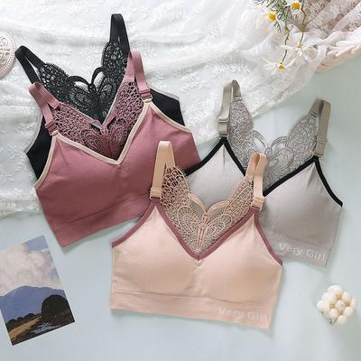 Reggiseno Taglie Forti con Schiena a Farfalla Intimo da Donna Intimo Senza Cuciture Senza Segni o Ferretti Comodo e Indossabile
