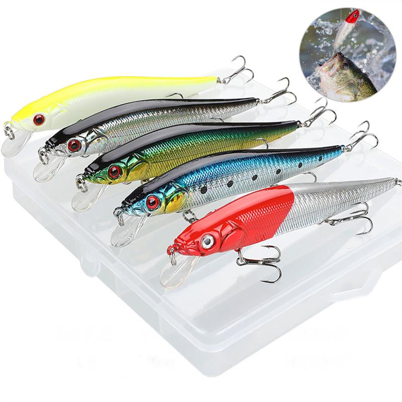 Fishing Lures Set Lifelike Long-cast Luminous Fishing Bionic Bait For Freshwater Saltwater Bass