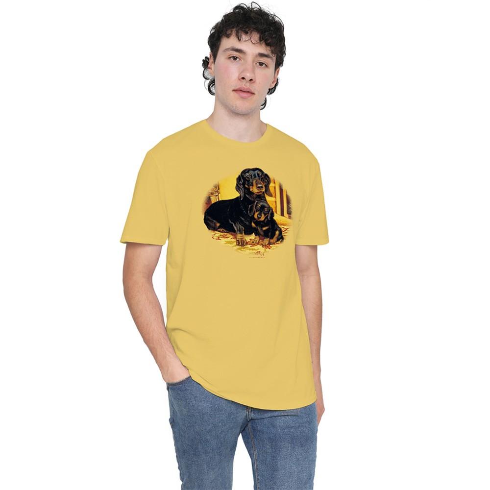 Wildlife Picture Perfect Dachshunds T-Shirt S-3XL Banana XL
