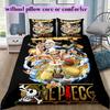 OnePiece Anime Soft and Comfortable Duvet Cover, Children's Bedding Set Gift, Extra Large Size, Various Sizes Available