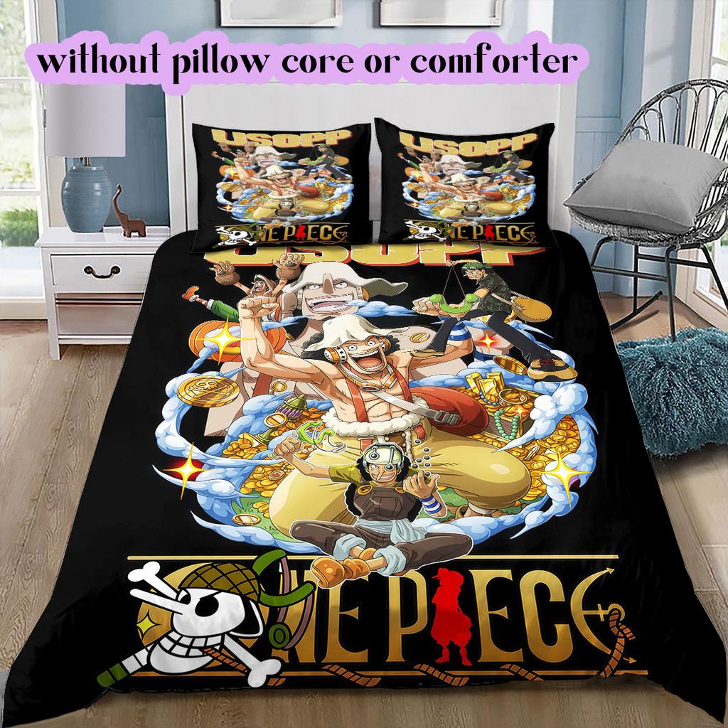 OnePiece Anime Soft and Comfortable Duvet Cover, Children's Bedding Set Gift, Extra Large Size, Various Sizes Available