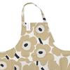 Marimekko Pieni Unikko Apron, Off-White, Beige, and Dark Blue, 069907, Size 185, 83.5cm [Parallel Import]