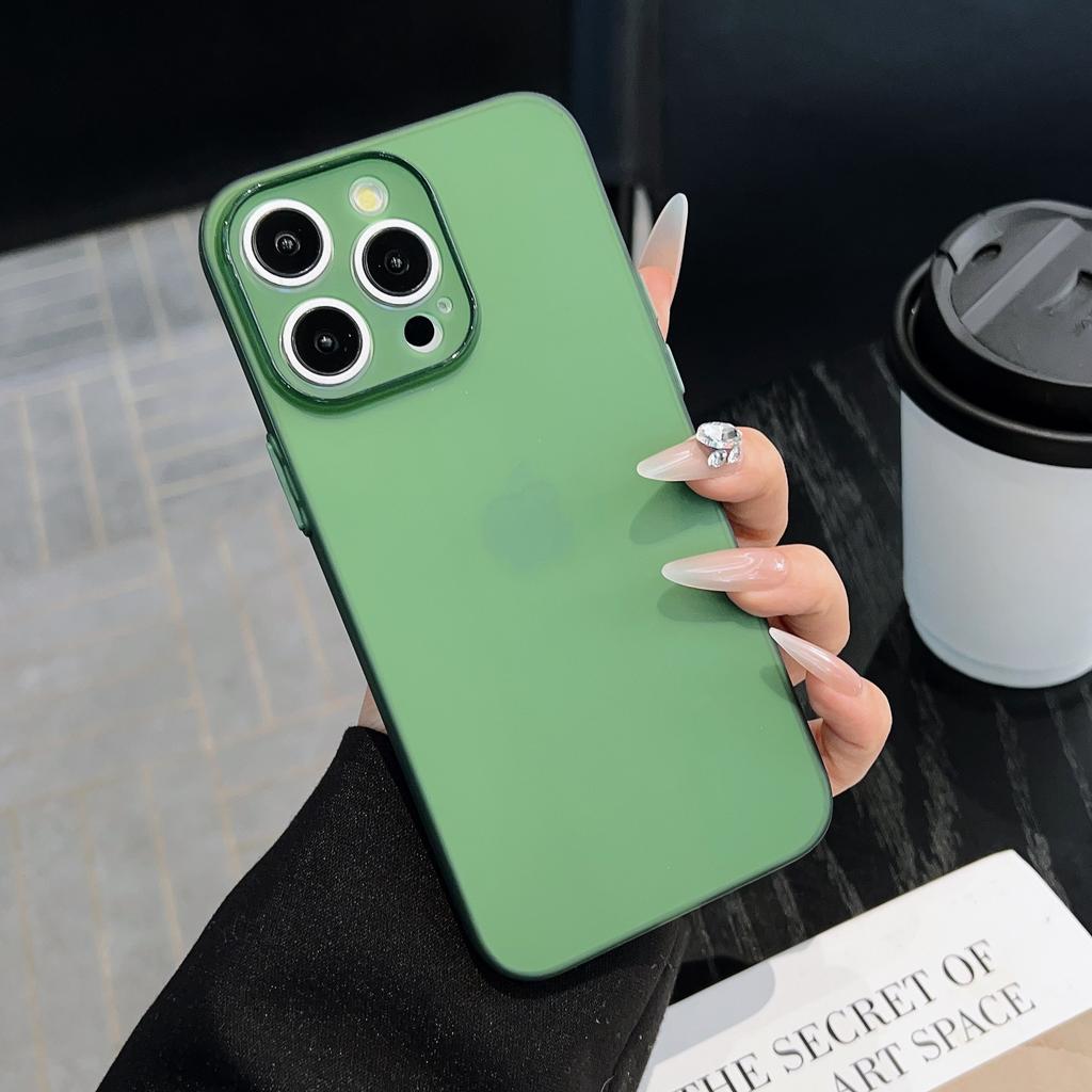Ultra-thin matte suitable for iPhone16E mobile phone case SE new Apple 15promax transparent matte silicone case