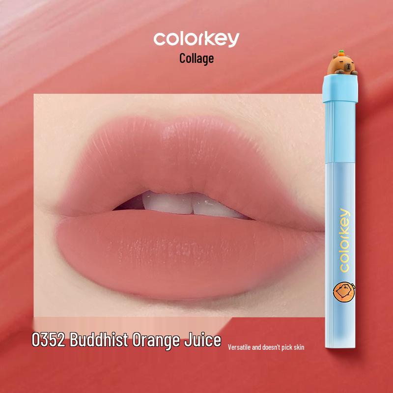 

Colorkey Orange Capybara Matte Nude Lip Gloss