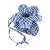 New Design Flower Design Bucket Bag Cute Plaid Candy Color Shoulder Bag Casual Phone Pouch Women's Use