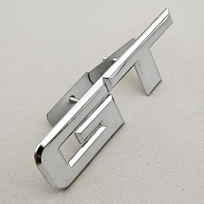 3D Metal Logo GT Car Rear Boot Trunk Emblem Fender Side Front Grille Badge Sticker Decals For Mustang GT Accessories