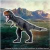Takara Tomy Ania Jurassic World Carnotaurus Dinosaur Toy with Battle Card for Ages 3 and Up