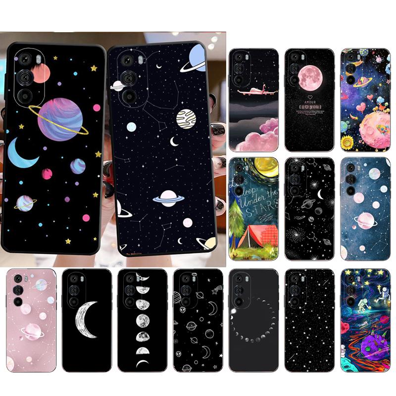 Etui Na Telefon Motorola Edge 50 40 Pro 60 50 40 30 Ultra Neo Fusion Moto G85 G72 G53 G54 G84 G13 G32 Gwiazdy Kosmos Astronauta