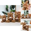 Adorable Cake Bear Plush Toy For Kids Birthday Gift Cute Stuffed Animal Doll