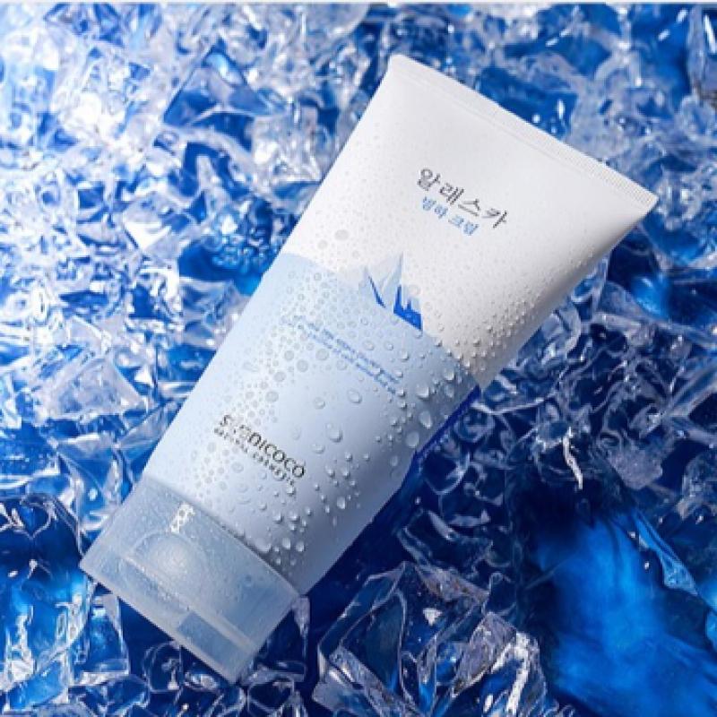 Swanicoco Alaska Glacier Cream 150ml  Moisturizing Soothing Cream   + 1 Free Cica Peptide Mask Pack 