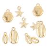 30/100 Random CCB Starfish Shells,  Diy Jewelry Accessories Bracelet Earrings, Pendant Alloy