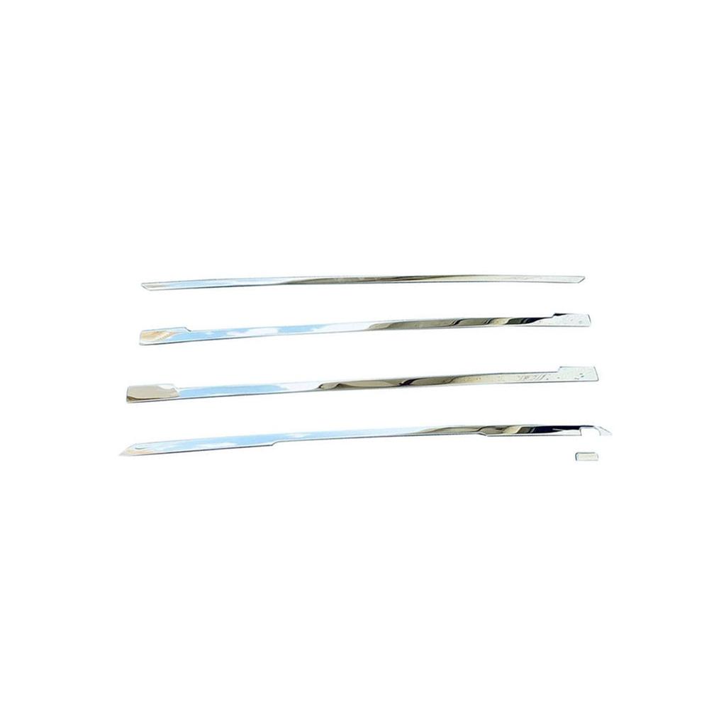 HyoLebi Stainless Steel Front Grille Guard Bumper Garnish for Daihatsu New Atrai S700 Hijet Cargo and Silver Set of 4 Series, X, RS, S700V, S710V,