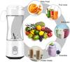 2024 Nový přenosný 6-čepelový odšťavňovač pro smoothies šťávy a koktejly 4000mAh mini mixér s výkonným motorem pro domácnost a cestování