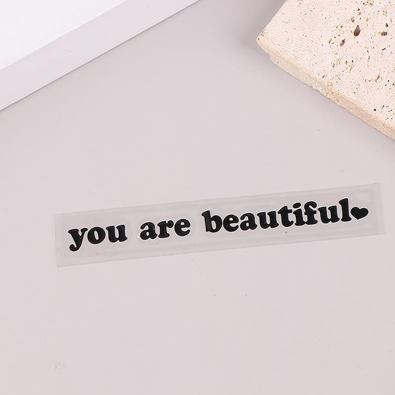 

Наклейки на автомобиль You Are Beautiful Декор интерьера Наклейки на зеркало заднего вида Креативные спортивные виниловые наклейки из ПВХ