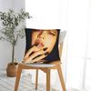 Kpop Style Cool Girl Lisa Pillow Case Vintage Pillow Cover Comfy Pillowcases For Living Room Sofa