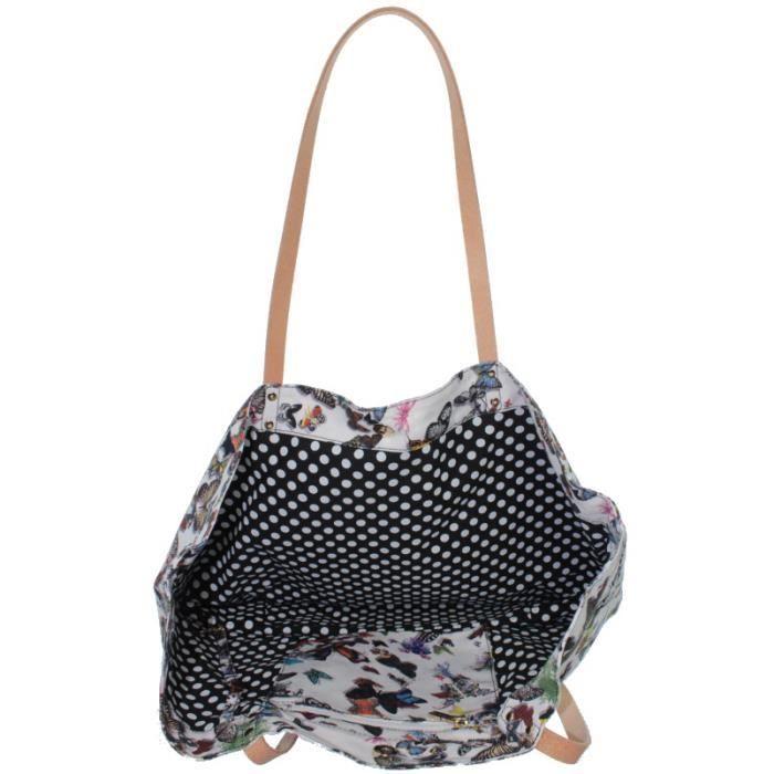 Sac Cabas - Christian Lacroix - ref_twc36763 - Blanc - Toile - Porté épaule