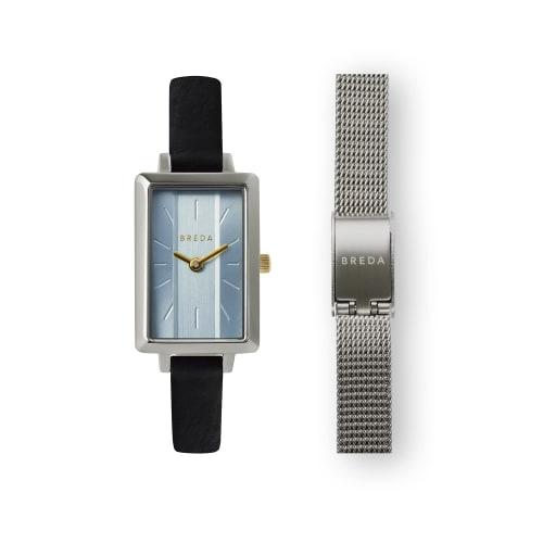 

Breda EVA 1738-set b watch, Japan-exclusive model, with two straps, leather strap and mesh strap, for women