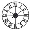 Retro Wall Iron Clock Decorative Hand Home Outdoor Commercial Spaces Up Dress