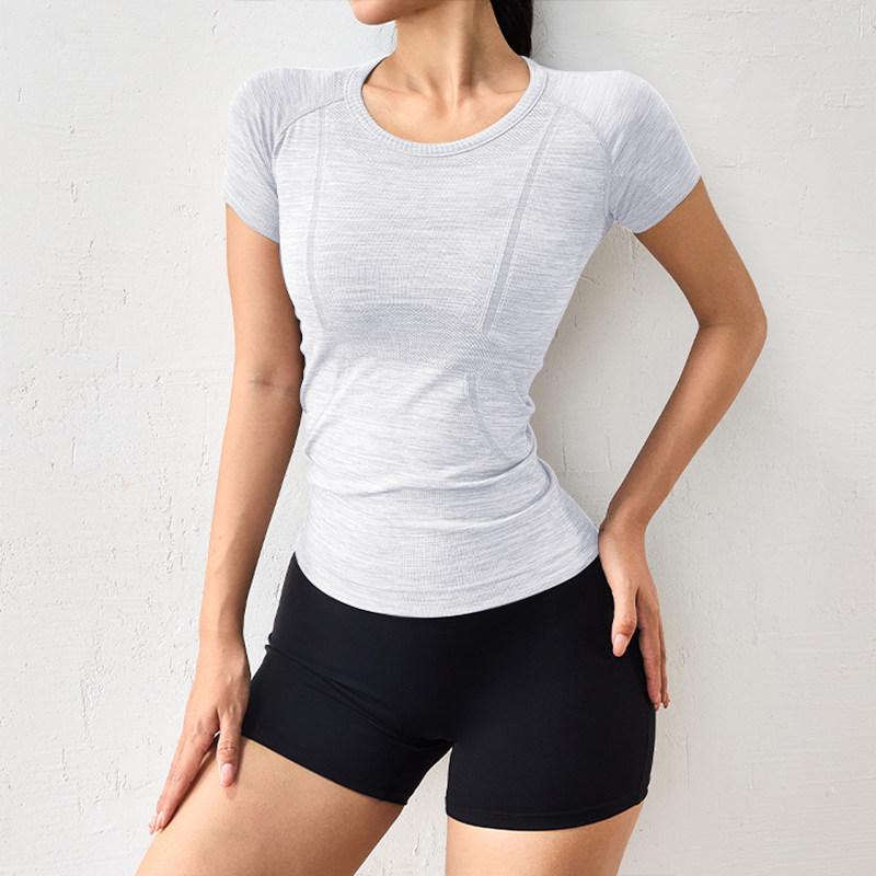 Women's European & American Seamless Quick Dry Running & Yoga Top