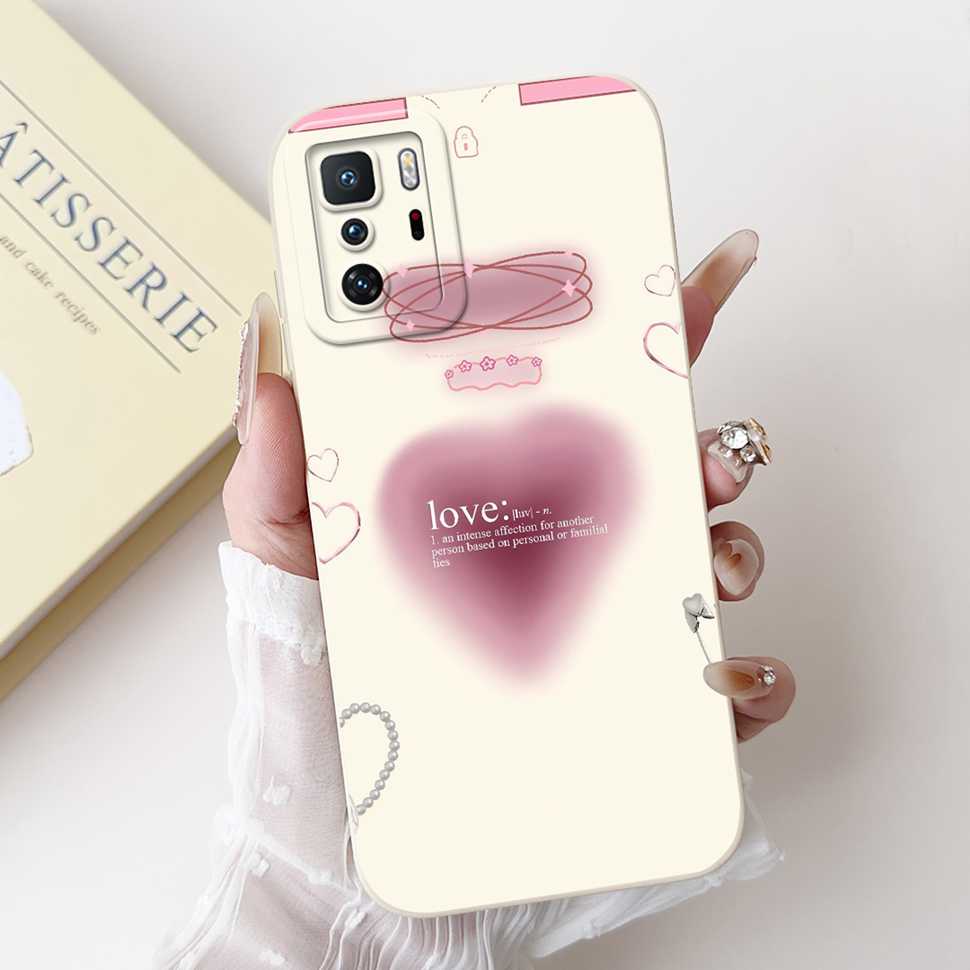 For  Xiaomi Redmi Note 10 Pro China Case Cute Cartoon Girl Cover Soft Silicone Phone Case For Xiaomi POCO X3 GT X3GT Full Bumper