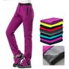 Kalhoty Turistika Lyžování Termální Softshell Snowboard Camping Bruslení Voděodolný fleece pro ženy Outdoorové trekingové kalhoty